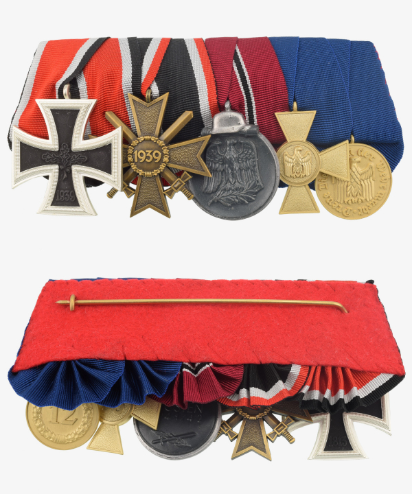 Ordensspange Eisernes Kreuz 1939, Kriegsverdienst Kreuz, Winterschlacht, Dienstauszeichnung